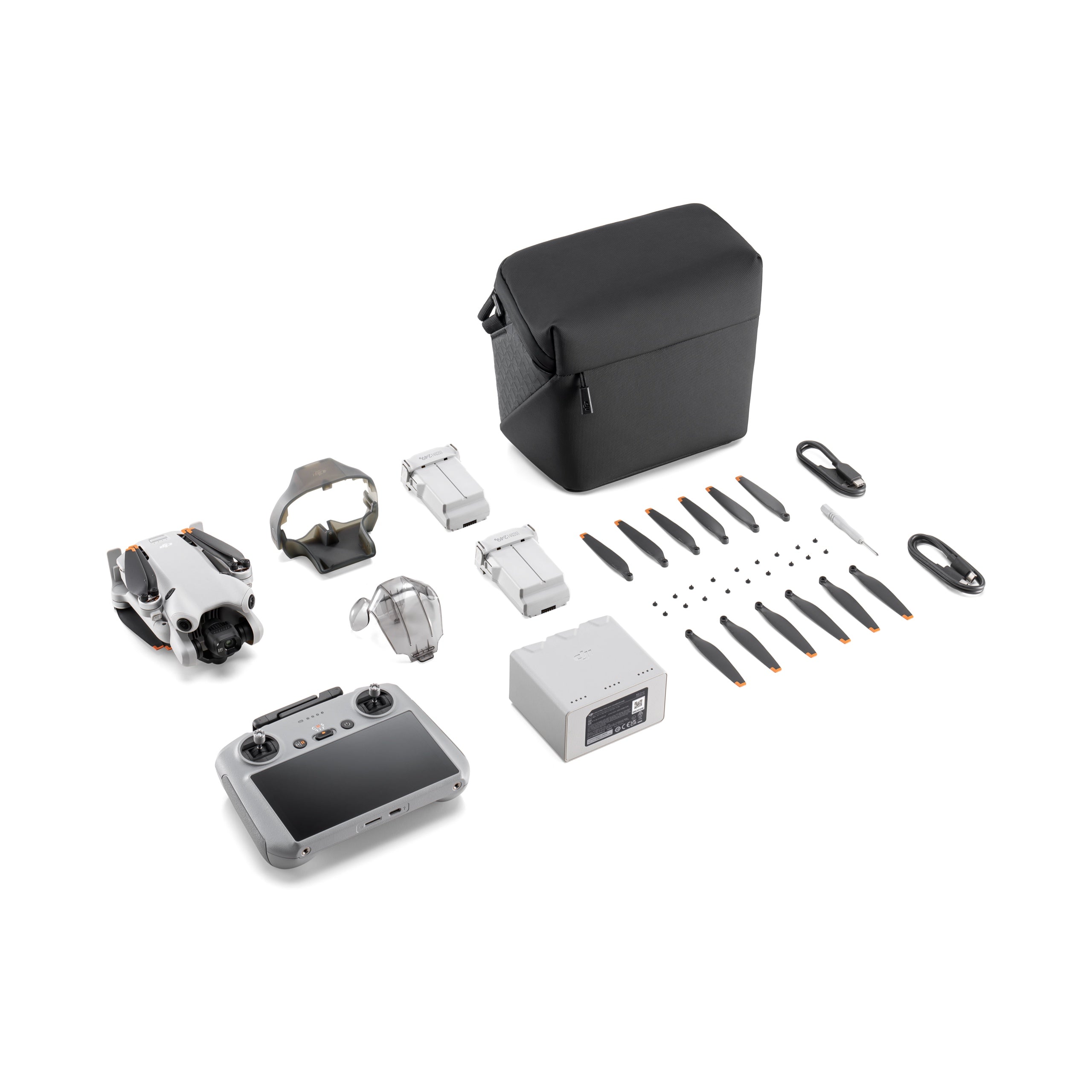DJI Mini 4 Pro Drone with RC 2 Controller, Fly More Combo - 4K Camera, 34 Mins Flight Time, Under 249g, Perfect for Travel Photography & Aerial Videography