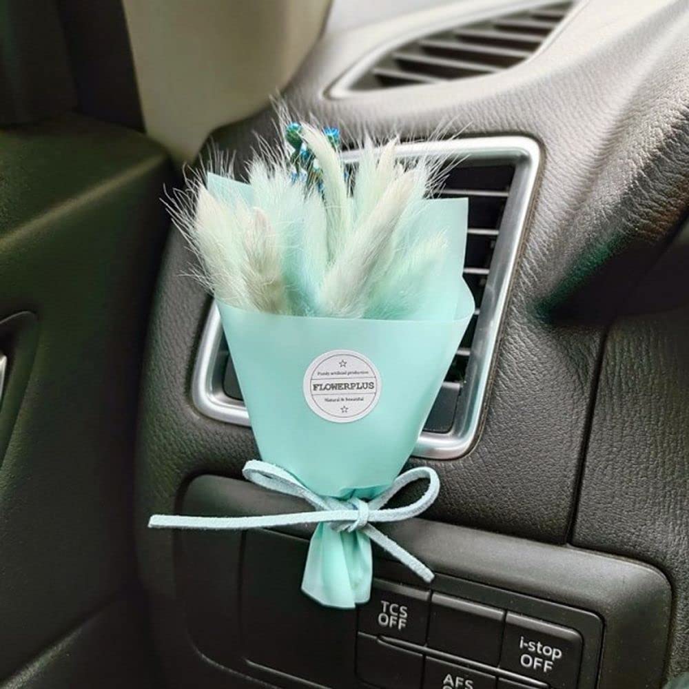 Premium ZYDL Car Air Freshener - Natural Dried Flower Vent Clips for Cars, Long-Lasting Fragrance, Interior Decor Accessories (Blue) - Perfect for Home, Office & Car Gifts