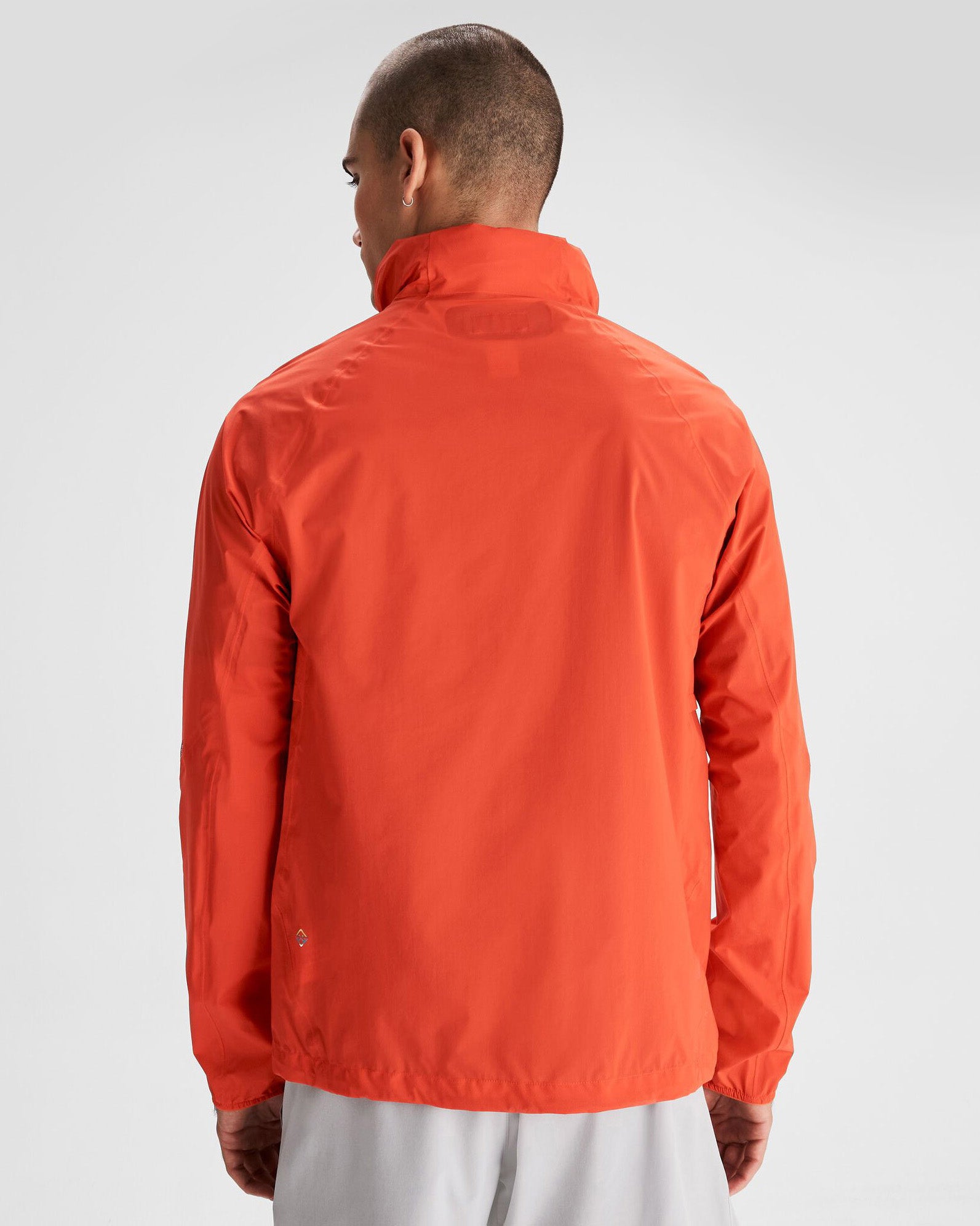Men's Seeker 2.5L Waterproof Rain Jacket - Lightweight Windbreaker for Hiking & Outdoor Activities (Hut Orange) - Perfect for Camping, Travel & Bad Weather Protection