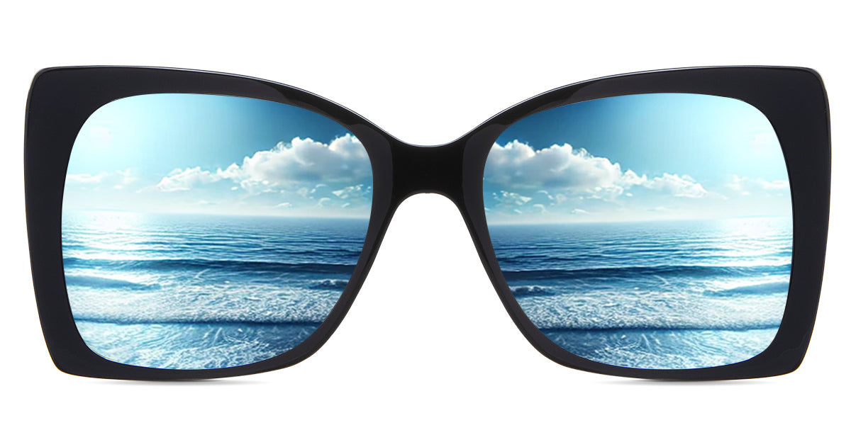 Ella Women's Prescription Polarized Sunglasses - UV Protection, Fashionable & Comfortable for Driving, Outdoor Activities & Beach Vacations