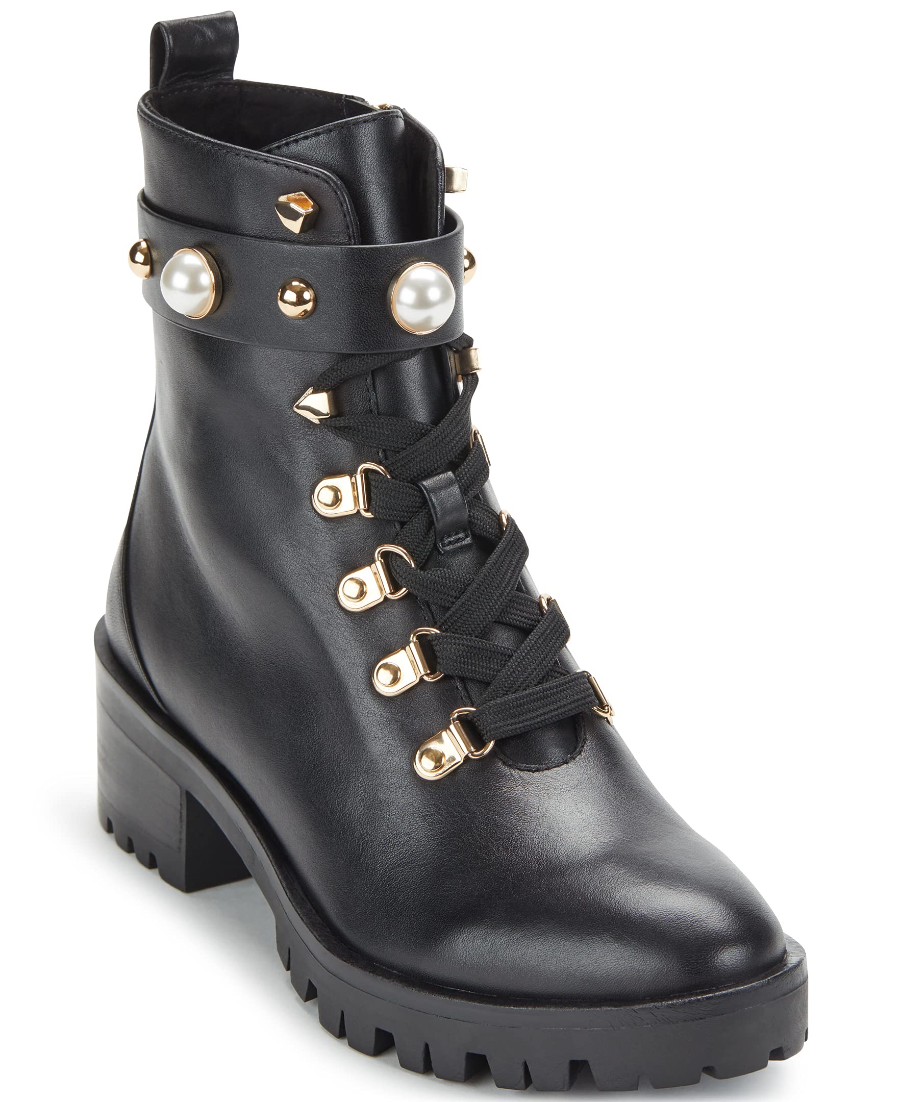 Karl Lagerfeld Paris Women's Perry Ankle Boots - Stylish Pointed Toe Chelsea Booties for Women | Perfect for Office, Night Out & Fall Fashion