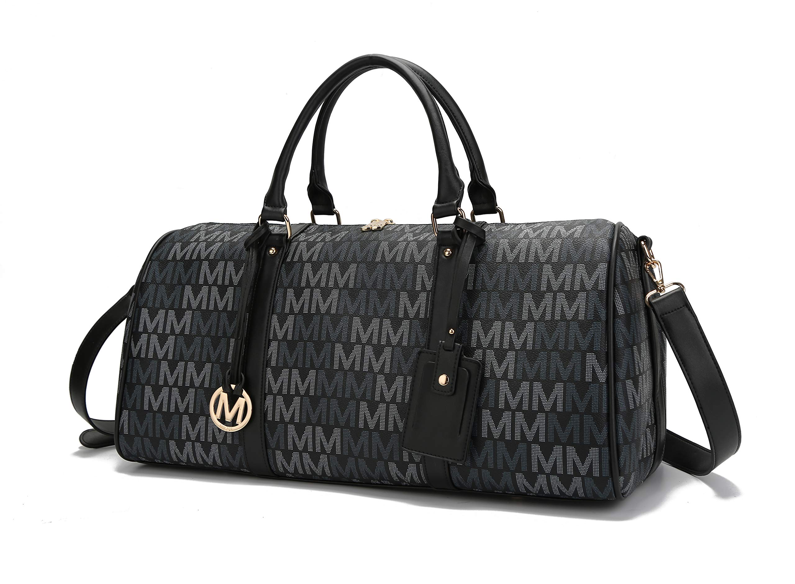 MKF Collection Women's Duffle Bag - Large Weekender Travel Bag for Gym, Work & Vacation - Spacious Carry-On Luggage with Pockets for Overnight Trips & Weekend Getaways