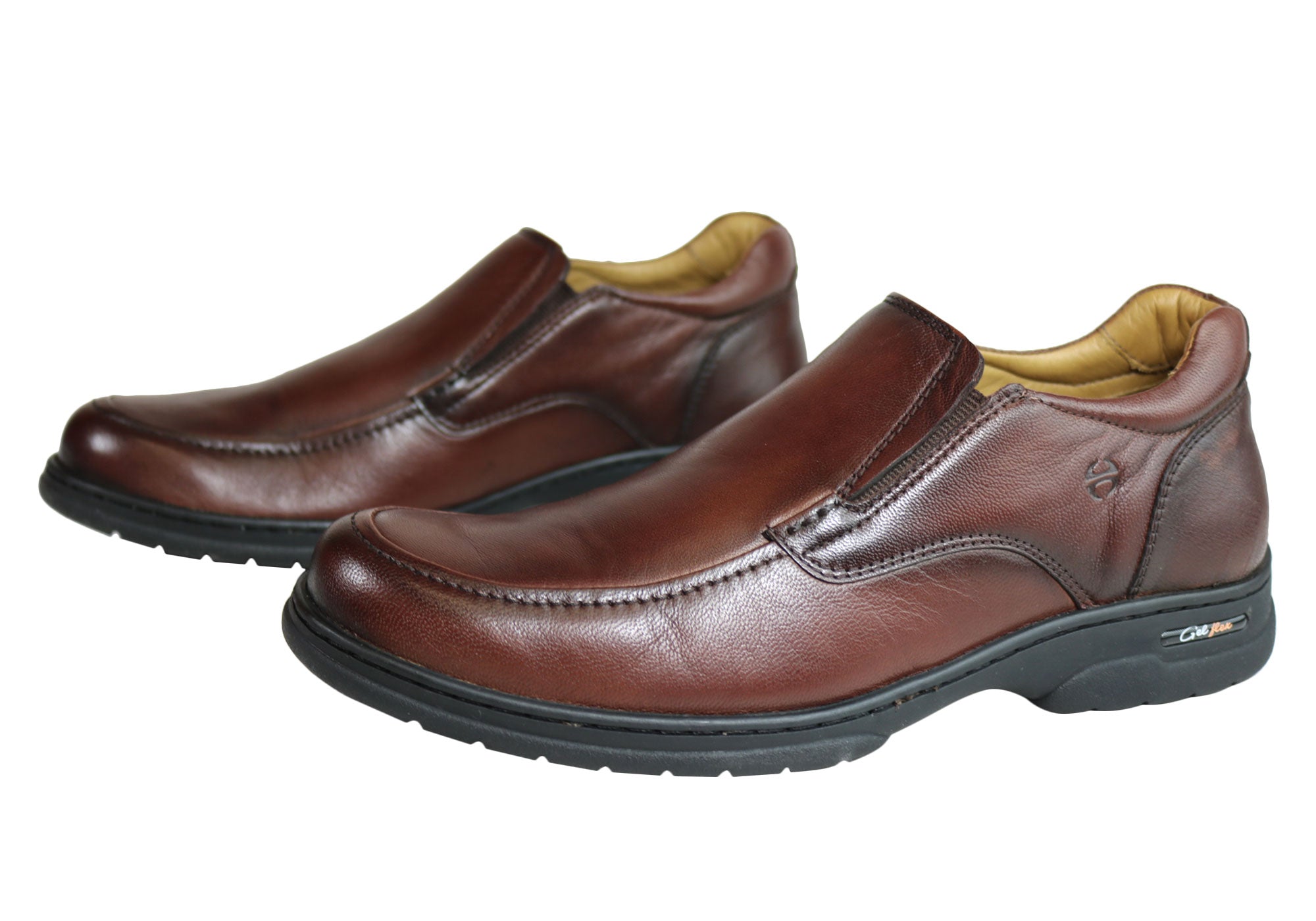 Ferricelli Vinnie Men's Leather Slip-On Comfort Shoes - Handmade in Brazil - Perfect for Casual Wear, Office & Travel