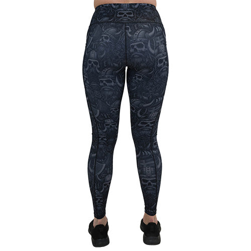 Valhalla Leggings for Women - High Waist Yoga Pants with Pockets, Soft & Stretchy Workout Leggings - Perfect for Gym, Running, Yoga & Lounge Wear
