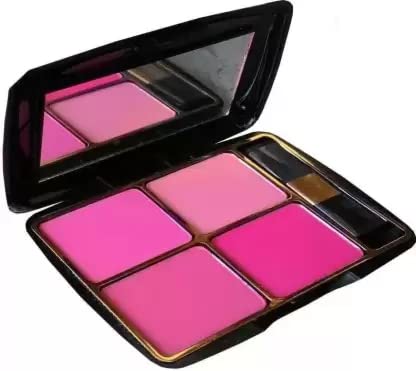 4 in 1 Blush Palette for Women - Cream & Powder Blush Makeup Kit (Pack of 1) | Natural Cheek Color for Day & Night Looks | Perfect for Contouring, Highlighting & Everyday Wear