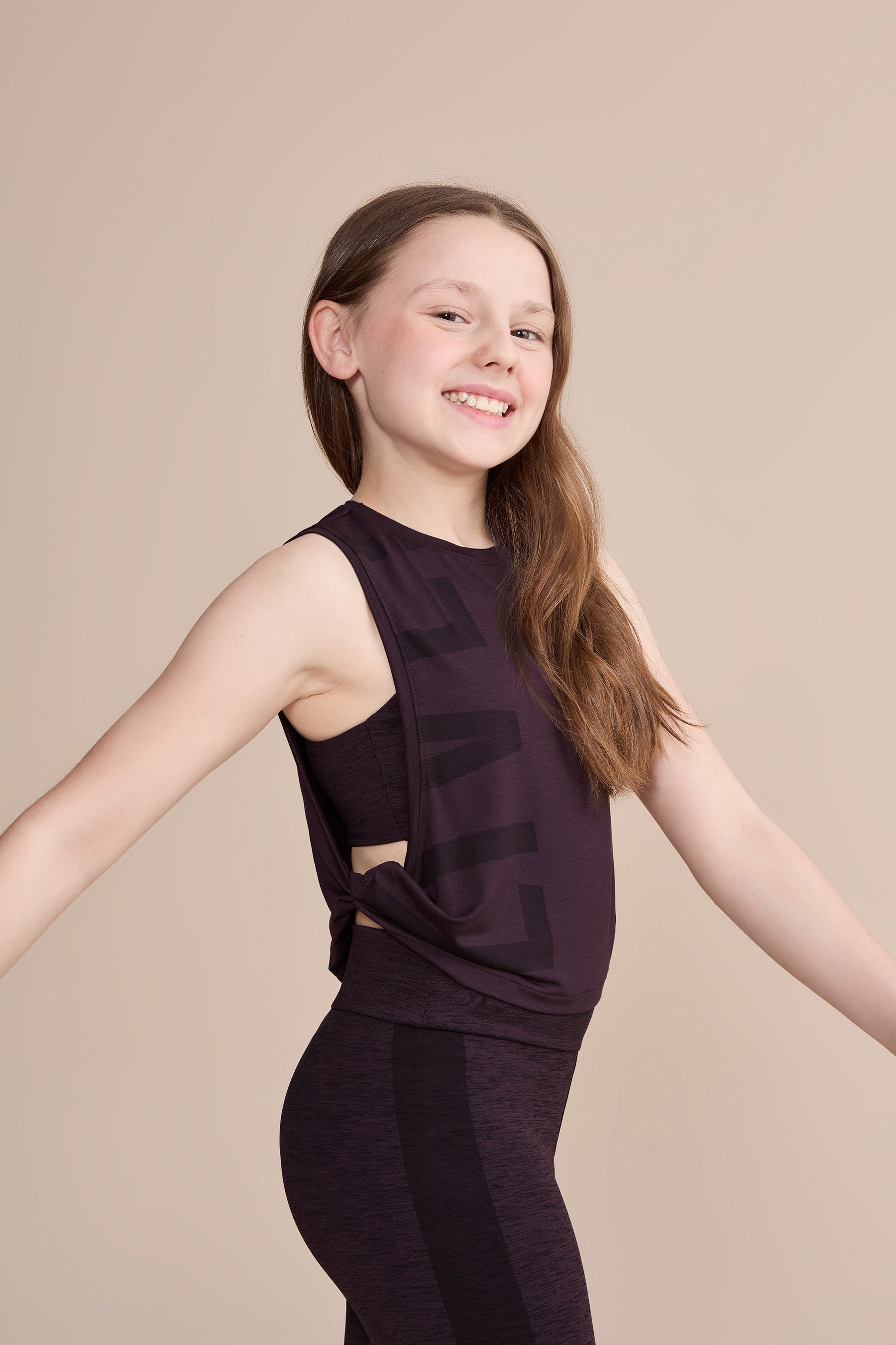 Twist Side Kids Tank Top for Girls & Boys - Comfortable & Breathable Summer Playwear for Outdoor Activities & Sports