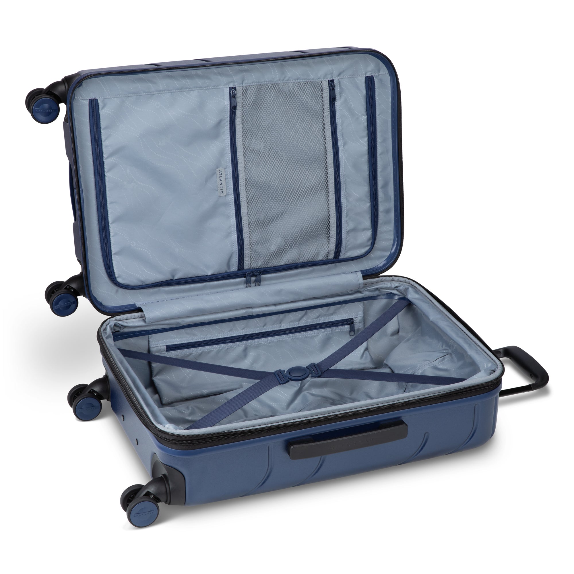Atlantic Transmarine 3-Piece Luggage Set - Lightweight Spinner Suitcase with TSA Lock, Perfect for Travel, Business Trips & Vacations