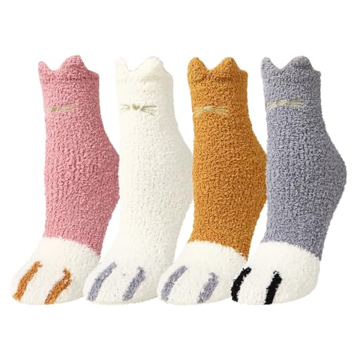 4 Pack-3d Cat Paw