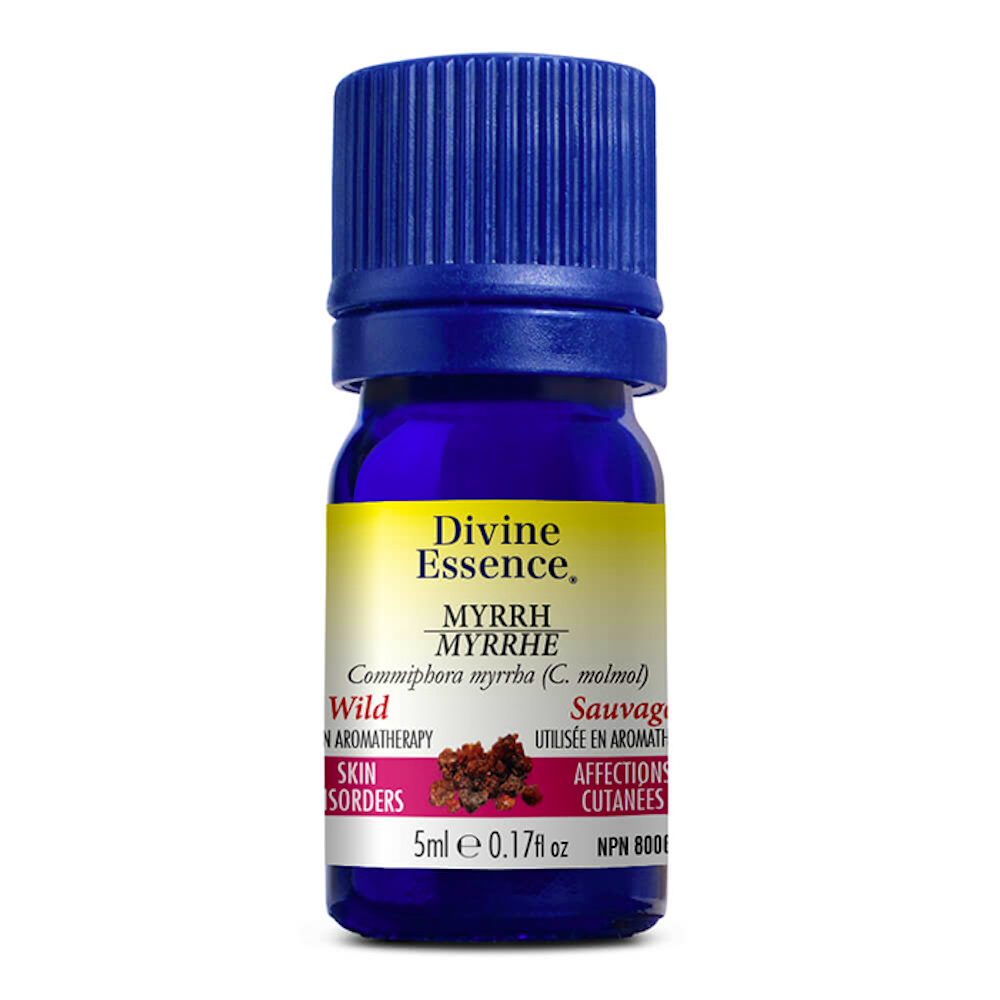 Pure Myrrh Essential Oil 5ml - 100% Natural Wild-Harvested Myrrh Oil for Aromatherapy, Skin Care & Spiritual Practices