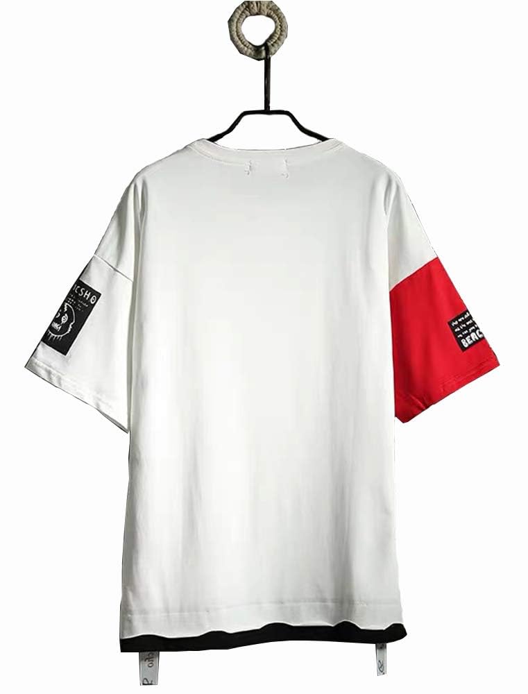 DUDHUH Men's Techwear T-Shirts - Japanese Streetwear Hip Hop Short Sleeve Shirts for Men - Casual Wear, Street Fashion & Urban Outfits