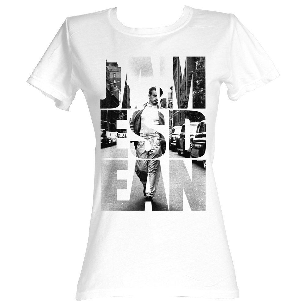 Vintage James Dean 1950s American Heartthrob T-Shirt - Retro NYC Cut Outs Style - Perfect for Casual Wear, Rockabilly Fashion & Vintage Enthusiasts