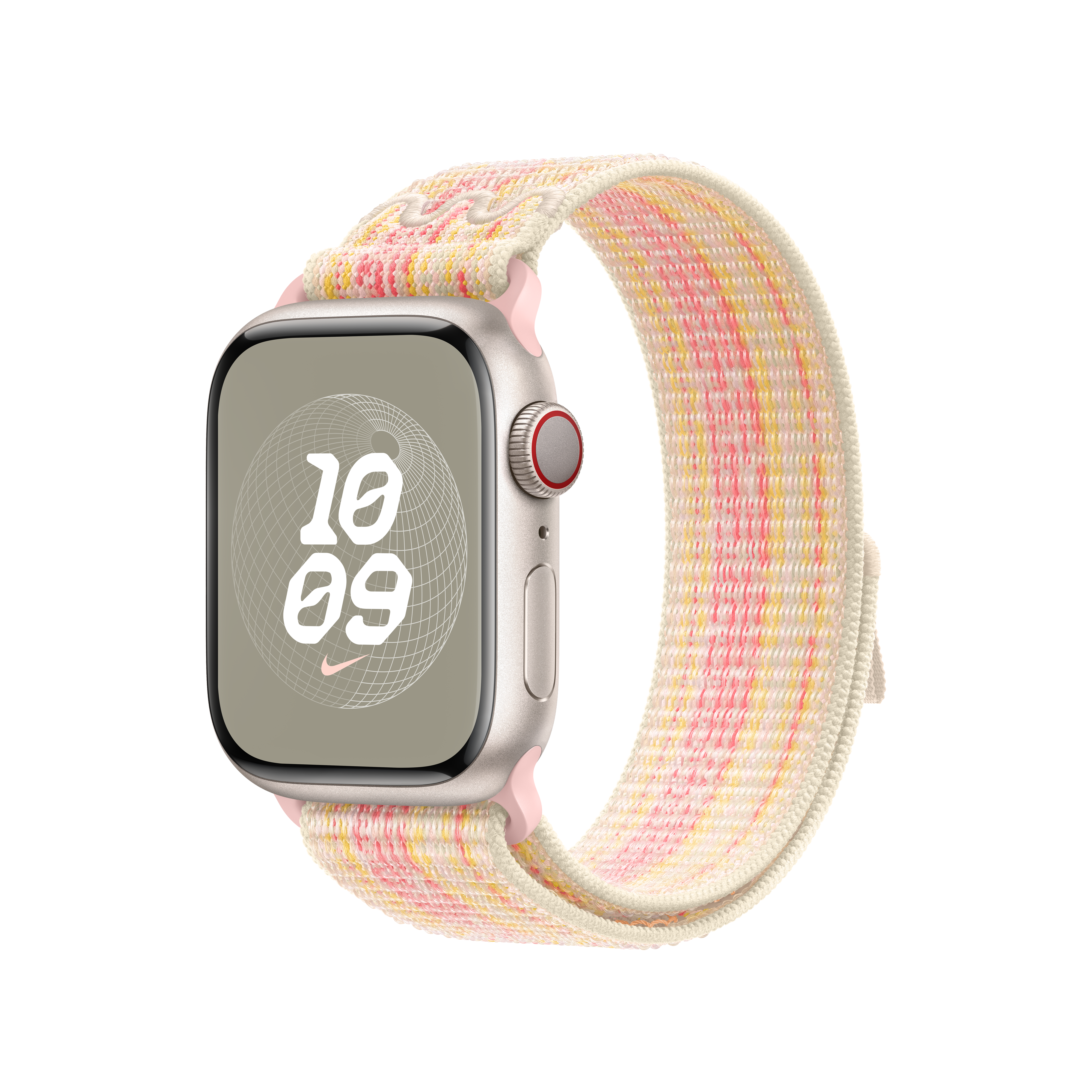 Nike Sport Loop Band 41mm - White Star/Pink for Apple Watch - Perfect for Running, Workouts & Everyday Wear