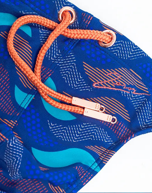 2Eros Ocean Print Swim Thong V80 - Sexy High Cut Bikini Bottom for Women, Comfortable & Stylish Beachwear - Perfect for Pool Parties, Vacations & Summer Getaways