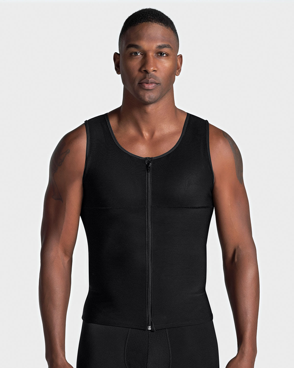Post-Surgical Compression Vest for Men - Firm Support & Recovery Garment - Ideal for Post-Op Healing, Liposuction, and Tummy Tuck Recovery