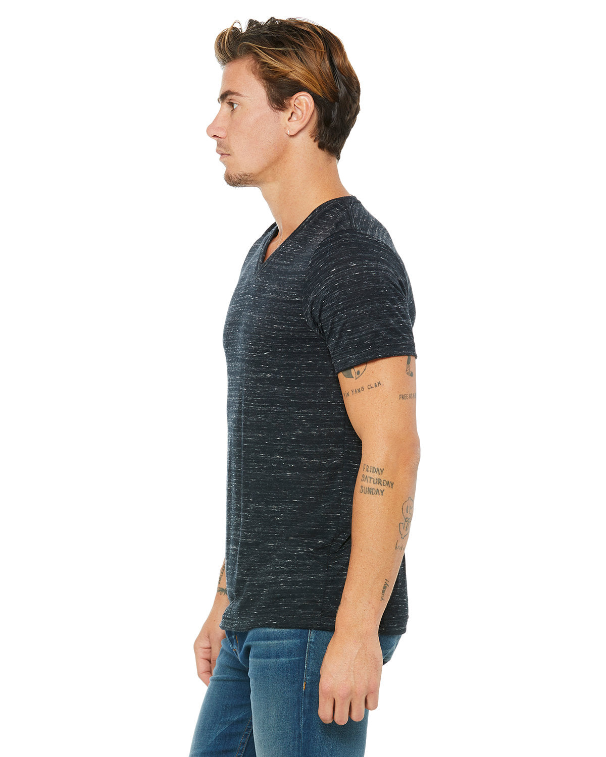 Bella + Canvas 3005 Unisex Jersey Short Sleeve V-Neck T-Shirt - Soft Cotton Tee for Men & Women - Perfect for Casual Wear, Screen Printing, and Everyday Outfits
