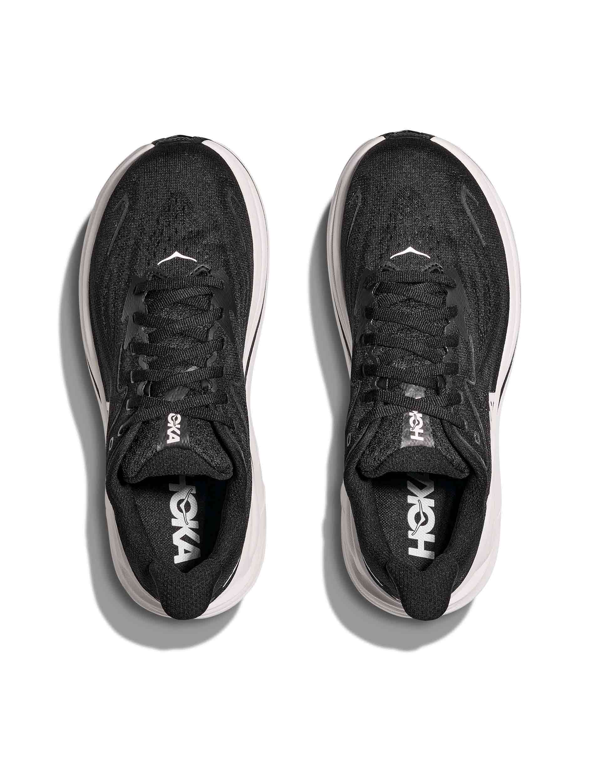 Hoka Clifton 10 Running Shoes for Men & Women - Lightweight & Cushioned Black/White - Perfect for Jogging, Gym Workouts & Daily Walking