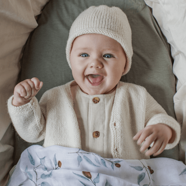 Adorable Baby Cardigan and Beanie Set - Soft Knit Newborn Winter Outfit for Boys & Girls | Perfect for Photoshoots, Holidays & Outdoor Adventures
