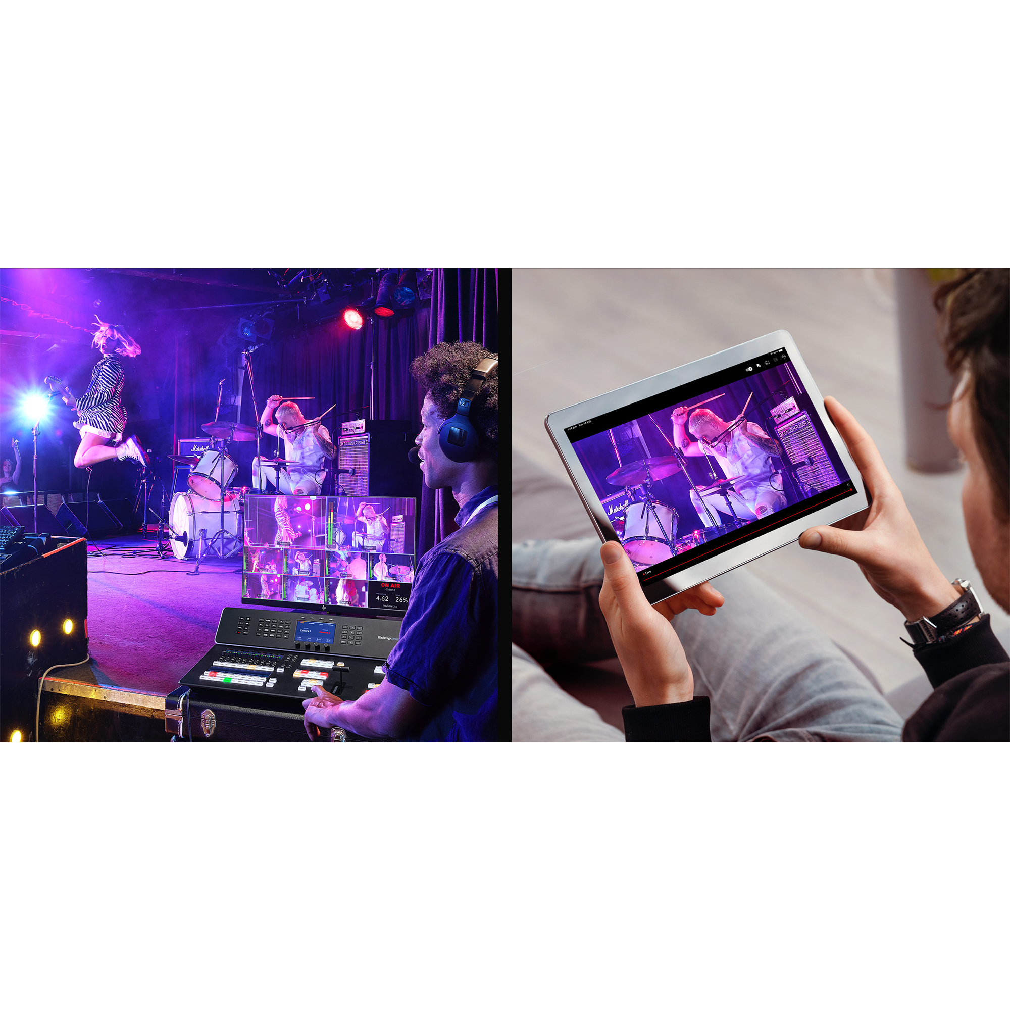 Blackmagic Design ATEM Television Studio 4K8 Professional Live Production Switcher - 4K/HD Video Mixer for Live Streaming, Broadcast & Events - Perfect for YouTube, Twitch & Professional Video Production