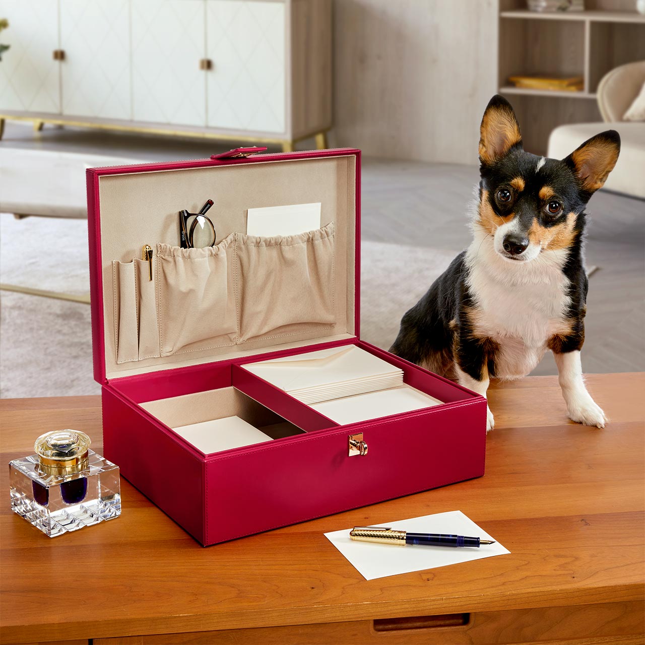 Premium King's Stationery Box Set - Elegant Writing & Office Supplies for Men | Perfect for Gifts, Home Office & Executive Workspaces