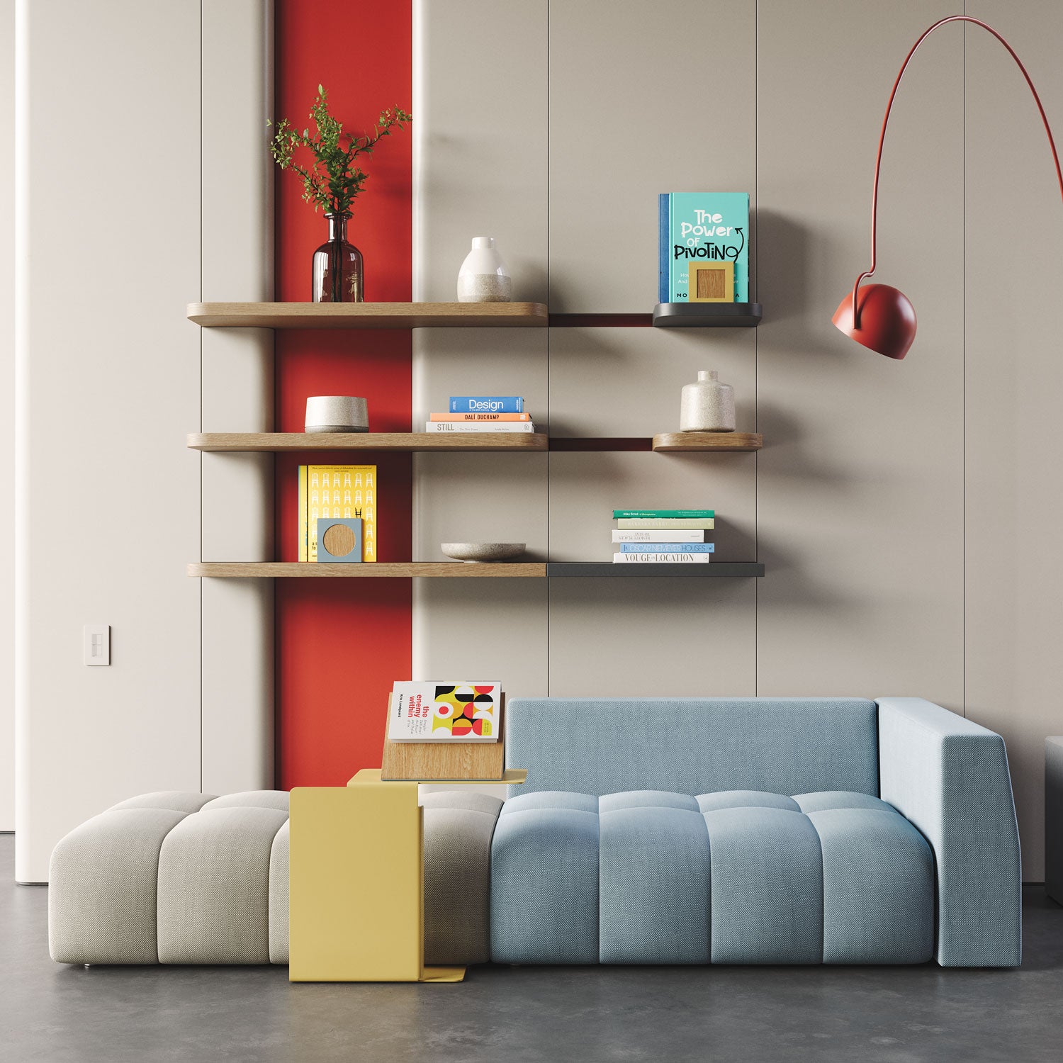 Aksel RADius Rustic Floating Shelf for Espresso Bar - Handmade Wood Wall Shelf for Kitchen, Living Room, and Home Decor