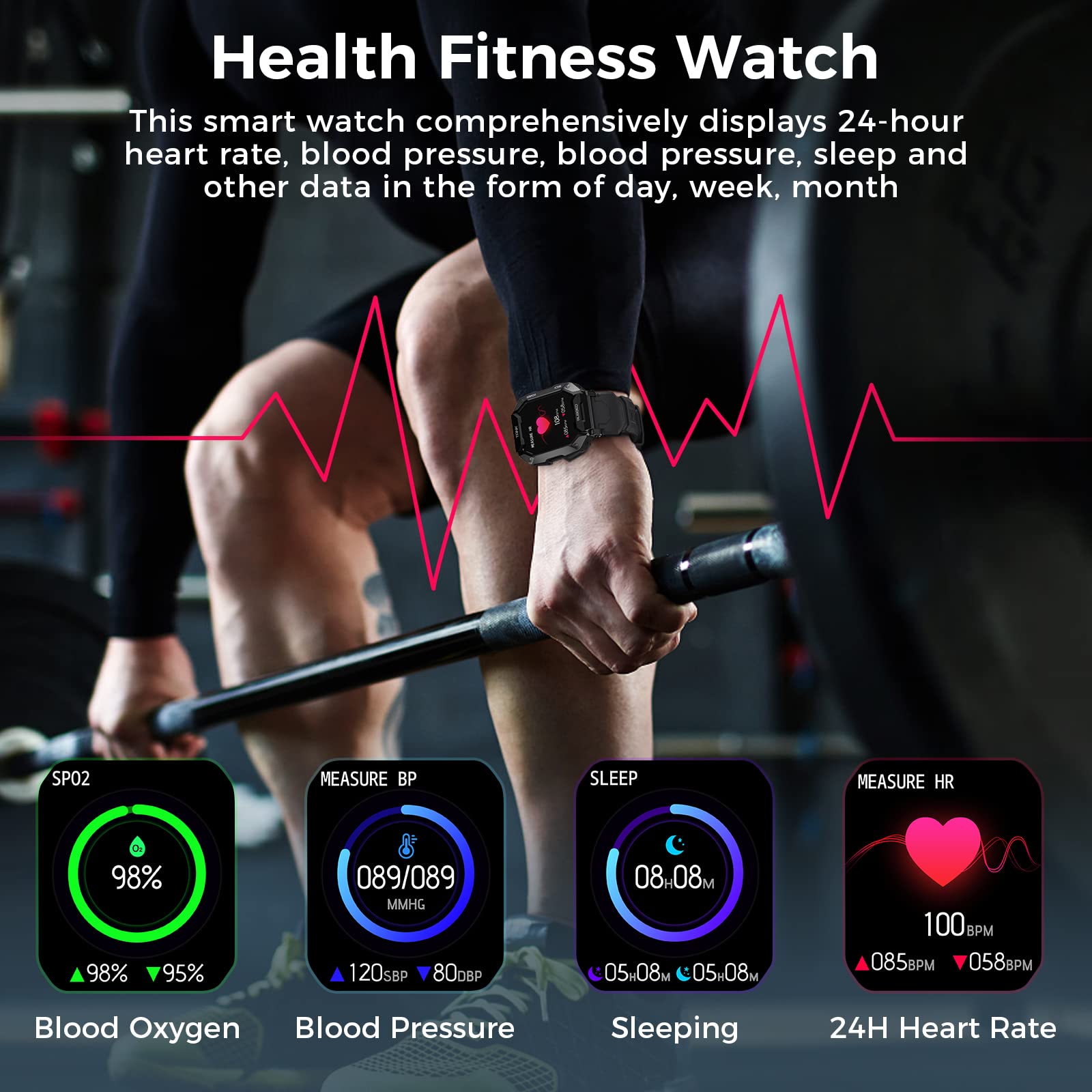KOSPET Smart Watch for Men - 1.72