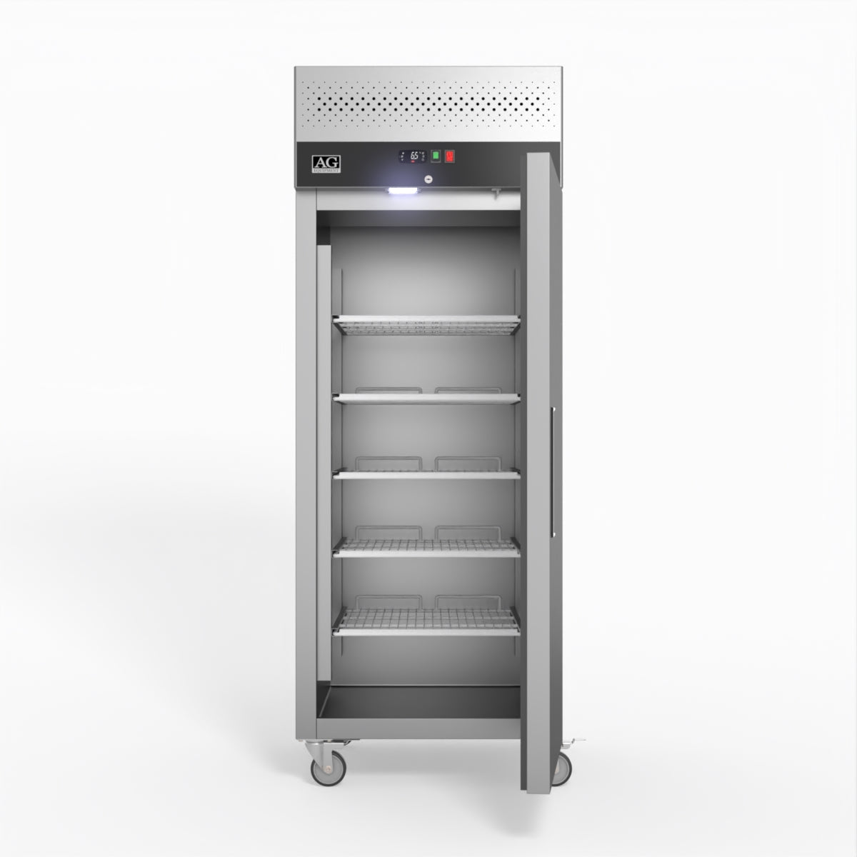 AG 650 Litre Upright Stainless Steel Door Freezer GNX650BT - Commercial Grade Deep Freezer for Restaurants, Grocery Stores & Bulk Food Storage