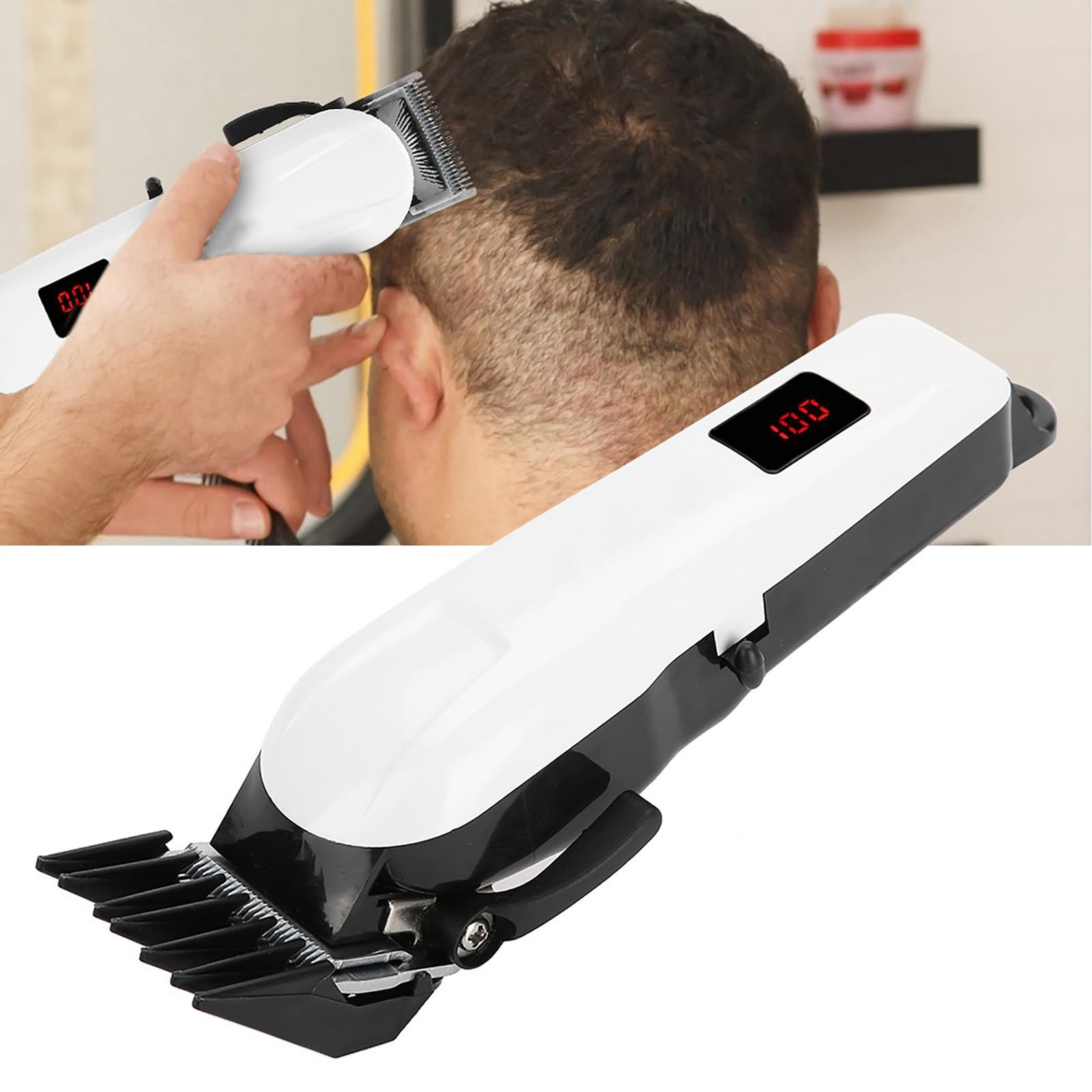 Professional Cordless Hair Clipper - USB Rechargeable Electric Hair Trimmer for Men & Women - Perfect for Home Haircuts, Beard Trimming & Travel Grooming
