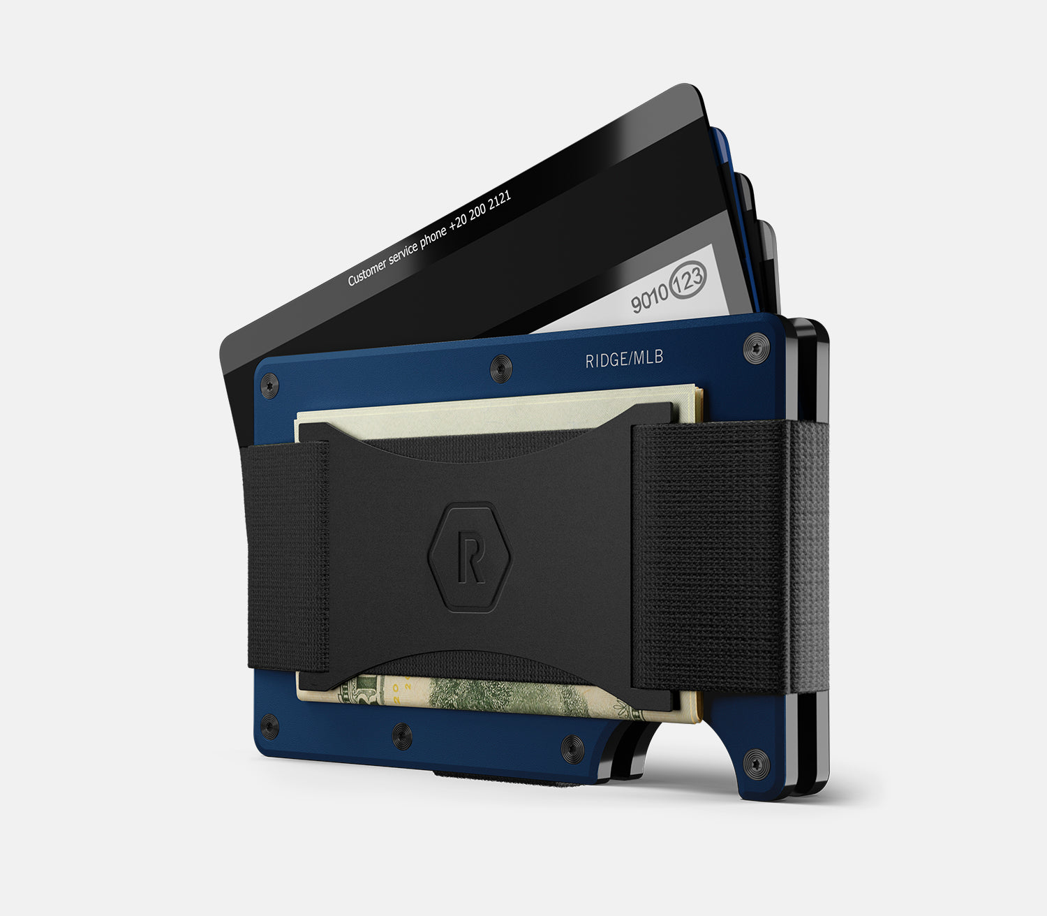Ridge Wallet for Men - Slim RFID Blocking Front Pocket Wallet - Atlanta Braves Edition - Perfect for Everyday Carry, Travel & Gifting