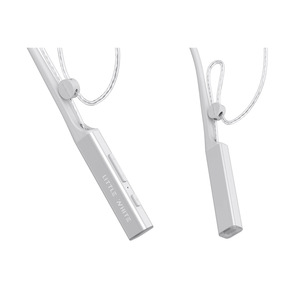 MoonDrop Little White Bluetooth 5.2 Neckband Adapter - Wireless Audio Receiver for Headphones, Hands-Free Calling - Perfect for Gym, Running, Commuting & Travel
