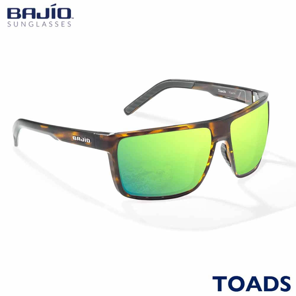 Bajio Toads Polarized Sunglasses for Men & Women - UV400 Protection, Lightweight Frame - Perfect for Driving, Fishing & Outdoor Activities