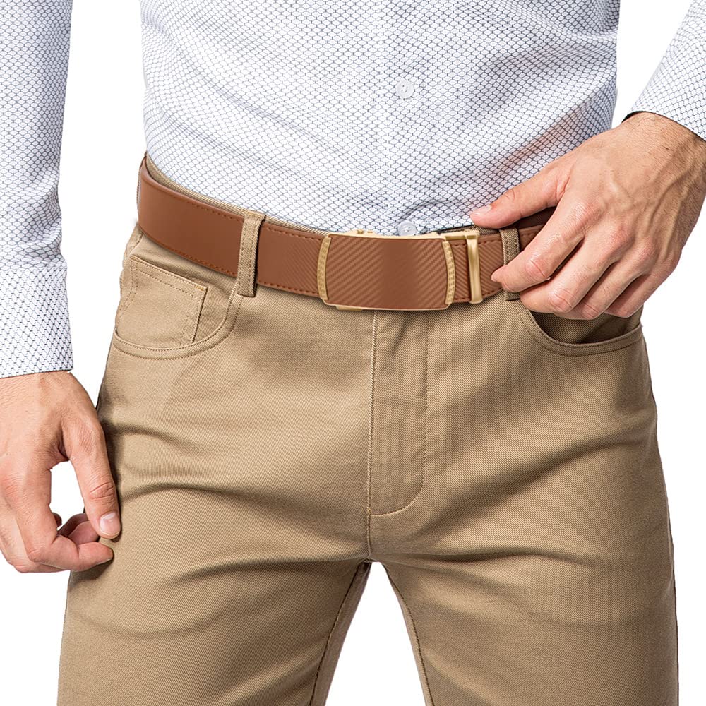 DOOPAI Men's Ratchet Dress Belt - 1 3/8