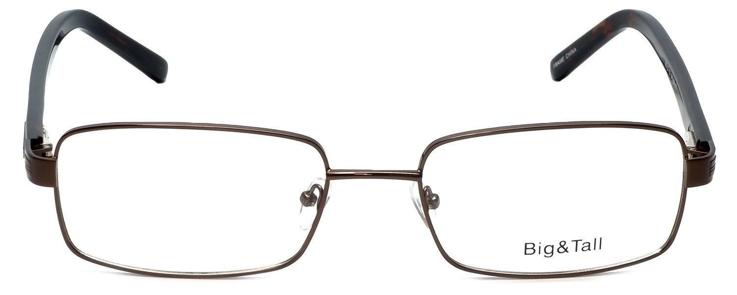 Big and Tall Designer Eyeglasses for Men - Stylish Oversized Frames with UV Protection - Perfect for Reading, Driving & Fashion Accessories