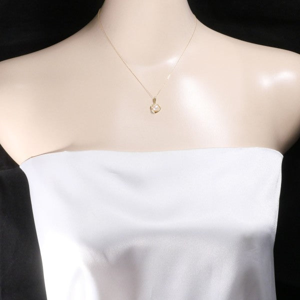 18K Yellow Gold Pearl Necklace for Women - Elegant Bridal Jewelry, Wedding Gift, Anniversary Present & Special Occasion Accessory