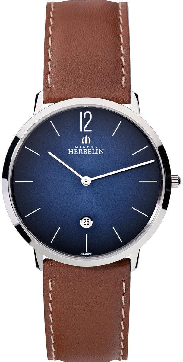Michel Herbelin Unisex Watch 19515/15 - Swiss Made Luxury Timepiece for Men & Women - Perfect for Business, Casual & Formal Occasions