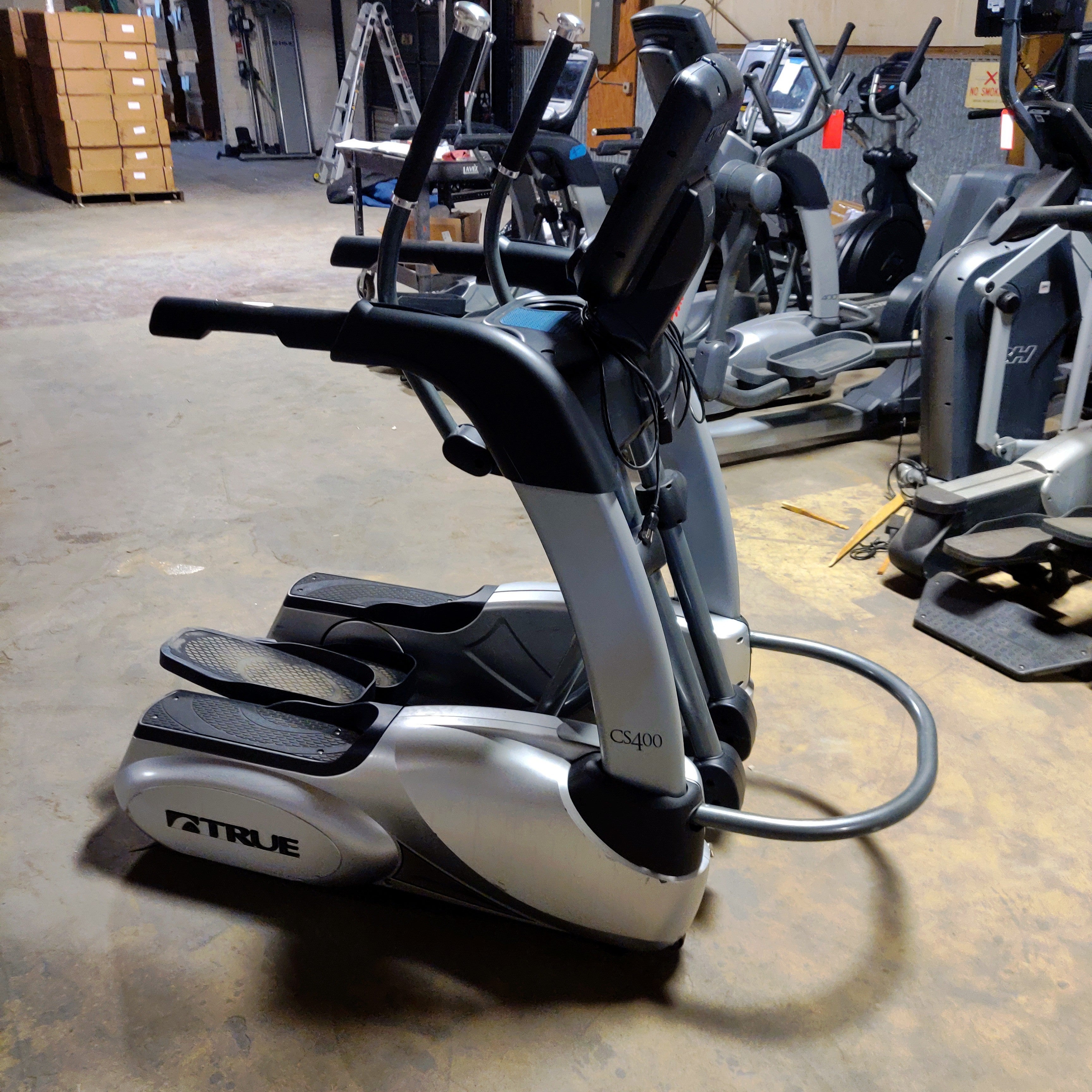 True CS400 Elliptical Machine - Low Impact Cardio Trainer for Home Gym, Full Body Workout Equipment with Silent Magnetic Resistance | Perfect for Small Spaces & Apartment Fitness