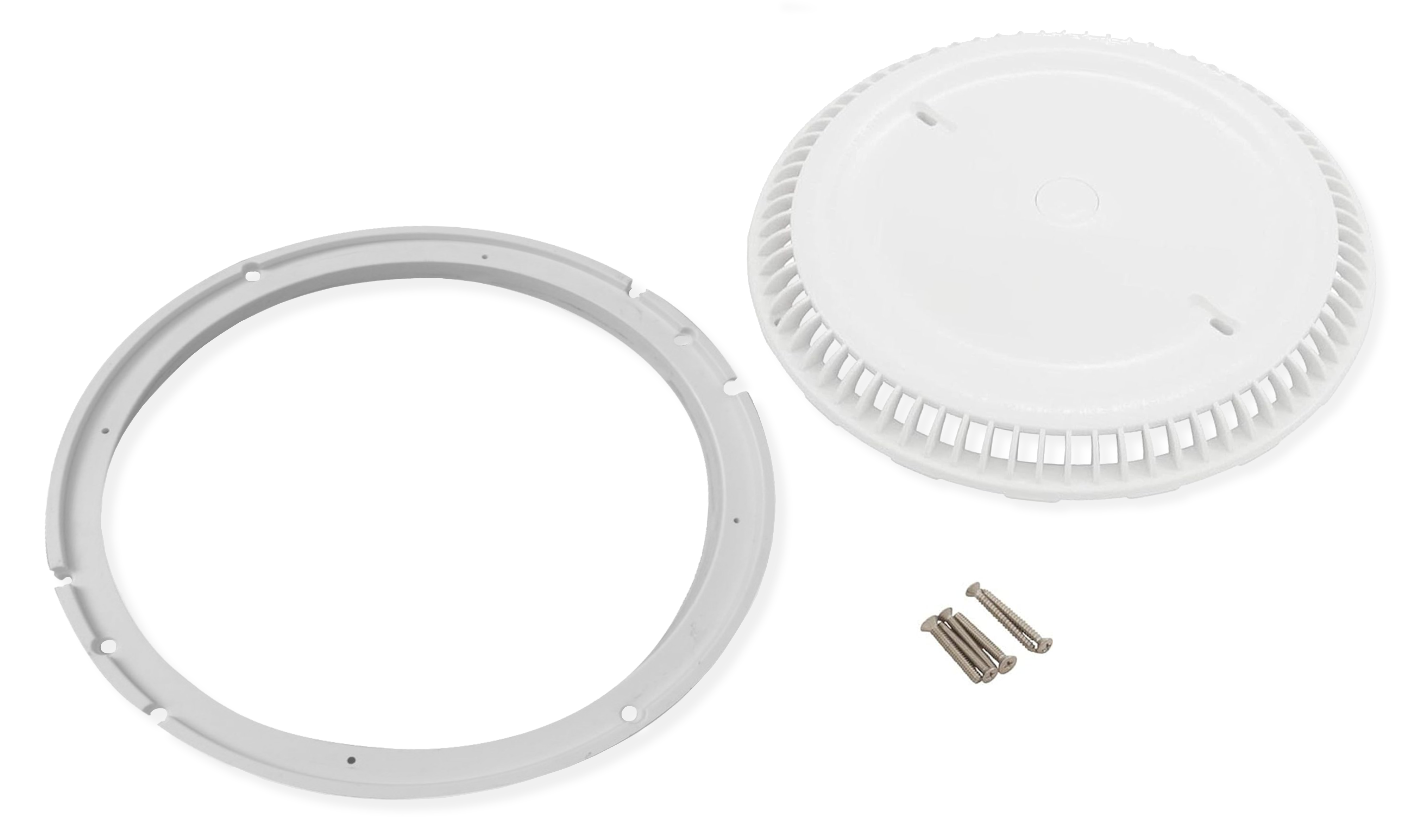 Afras Anti Vortex ABS Drain Cover - 11.125 Inch, Heavy Duty Bathroom & Shower Drain Strainer for Hair Clog Prevention, Ideal for Home, Hotel & Commercial Use