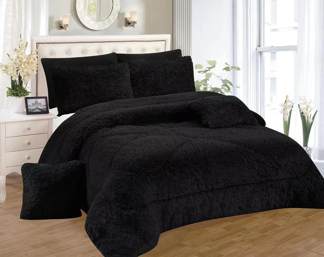 6x7 Fluffy Duvet Insert - Ultra Soft Down Alternative Comforter for All Seasons | Perfect for Bedroom, Guest Room & Cozy Nights