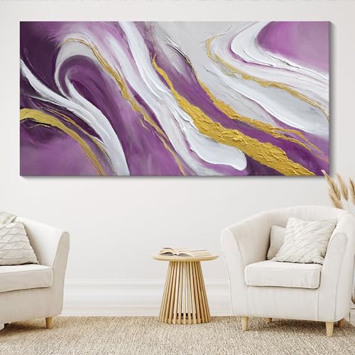 Purple Abstract Wall Art