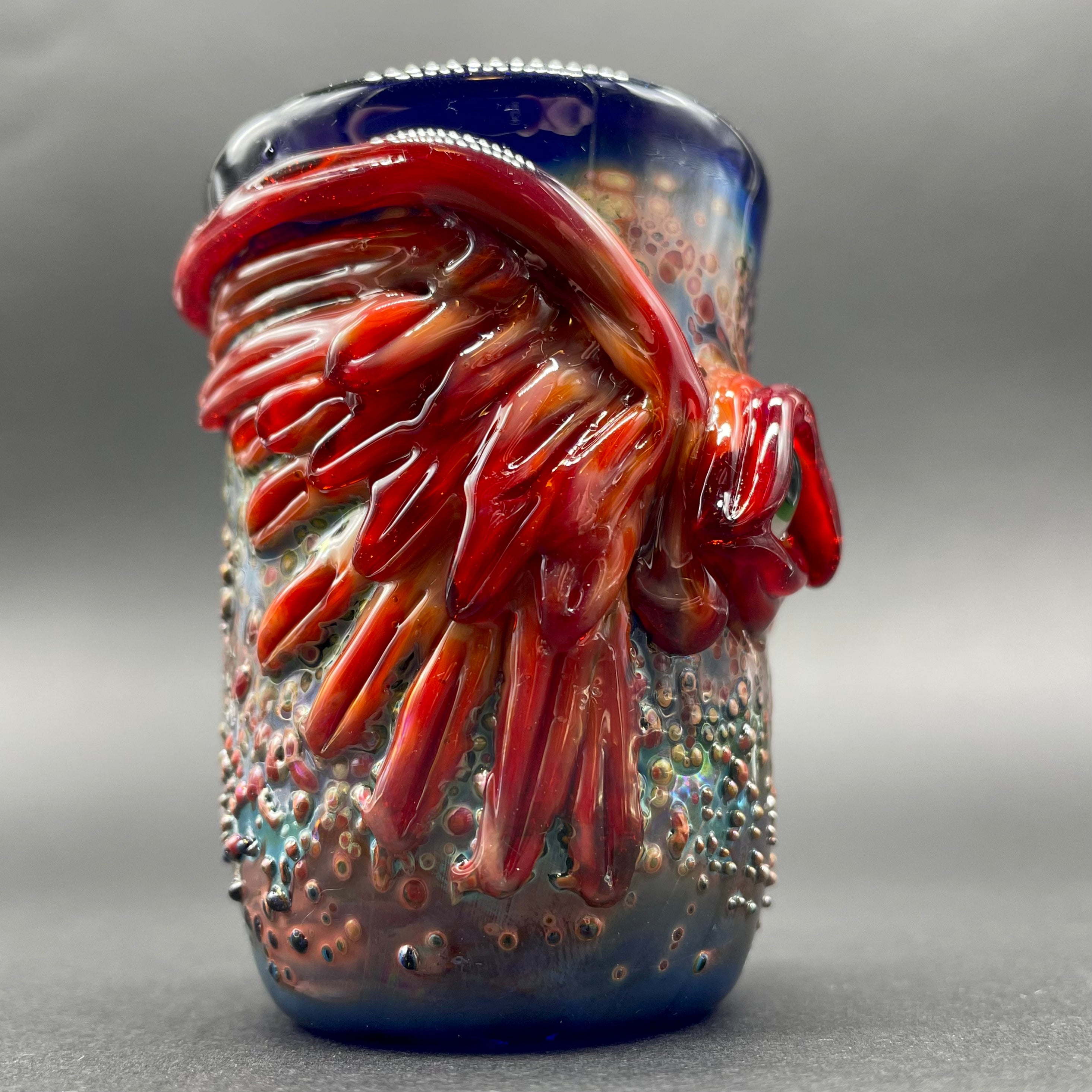 Red Winged Phoenix Shot Glass - Unique Collectible for Parties, Gifts & Home Bar Decor