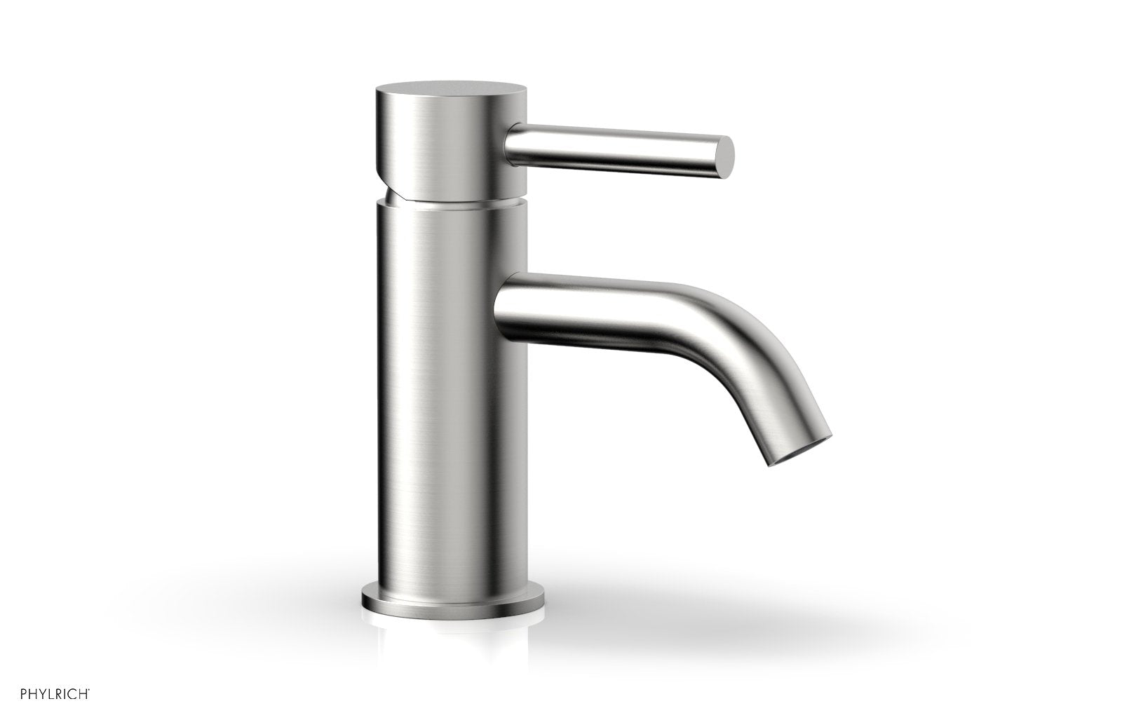 BASIC II Single Hole Bathroom Faucet with Lever Handle - Chrome Finish for Sink Vanity, Modern Waterfall Spout Design - Perfect for Home, Hotel & Restaurant Use