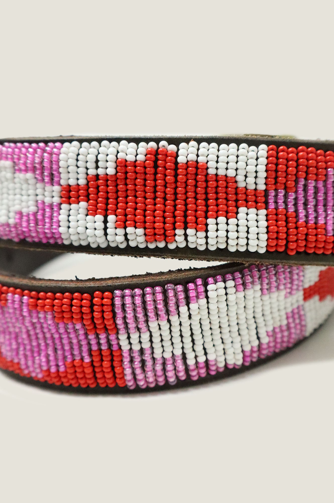 Aires Belt for Women - Stylish Pink, White & Red Fashion Accessory | Perfect for Casual Outfits, Office Wear & Special Occasions