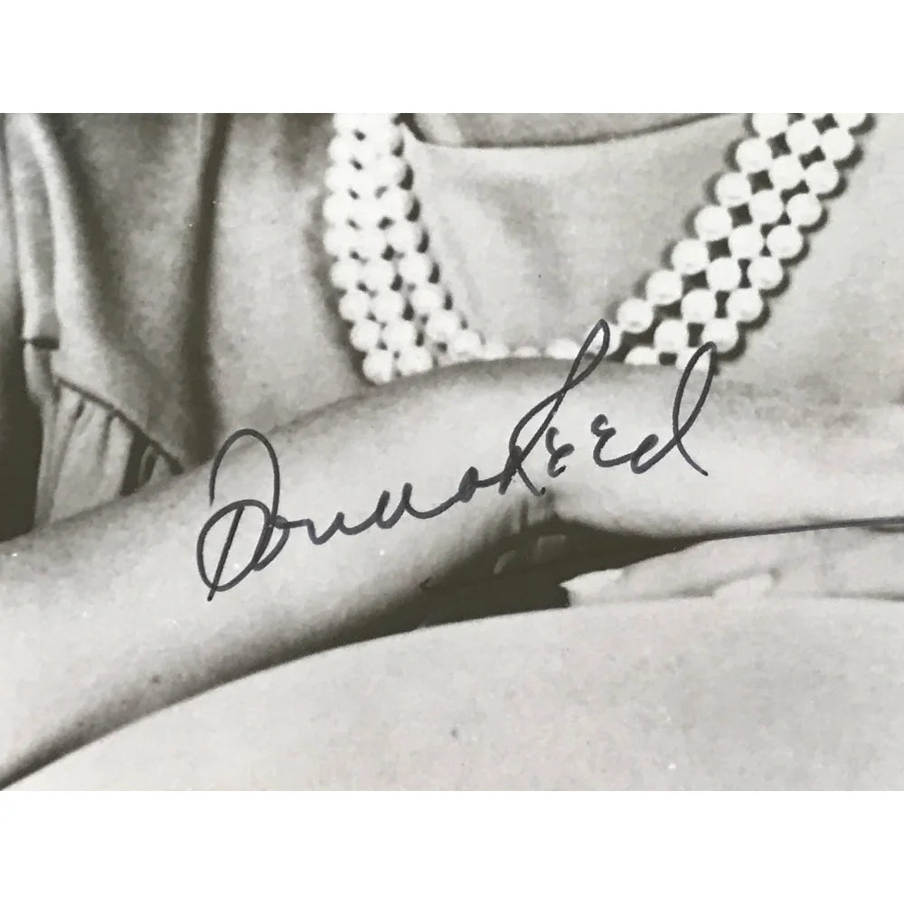 Donna Reed Signed 8x10 Photo with JSA COA - Framed Autograph from It's a Wonderful Life - Perfect for Movie Memorabilia Collectors & Classic Film Fans