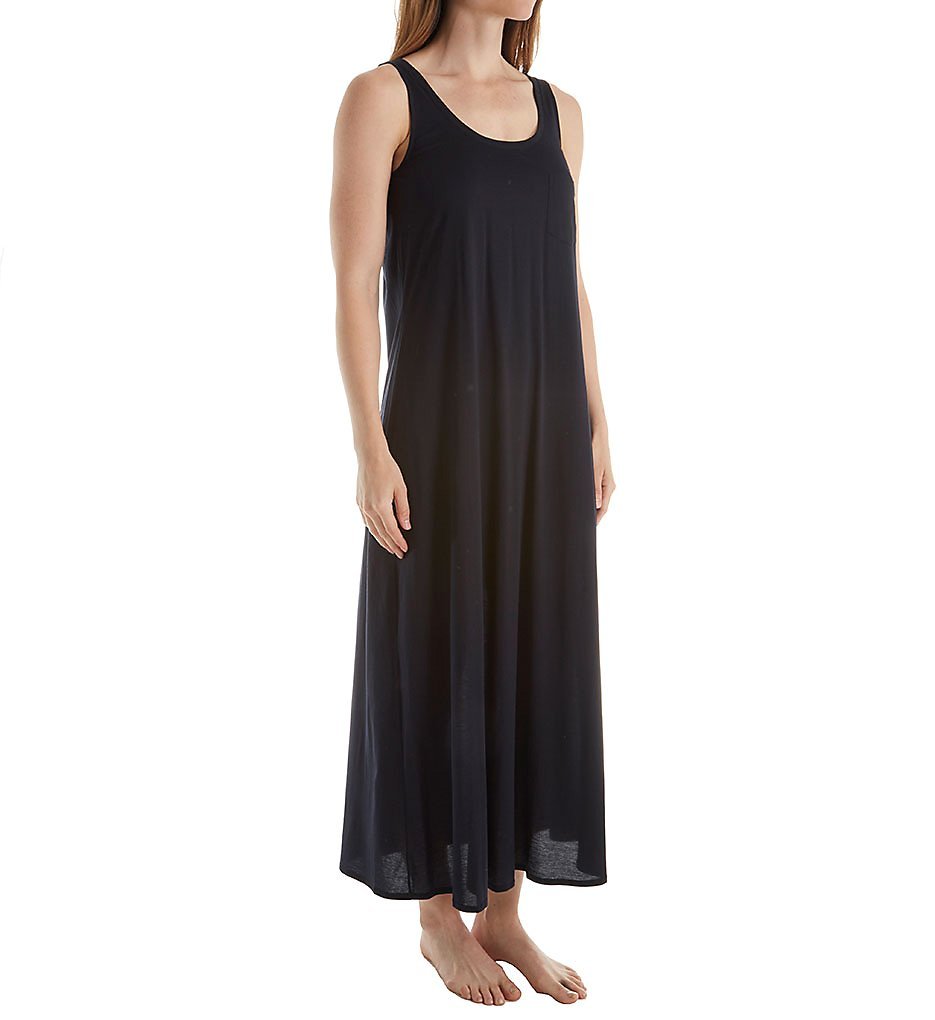 Hanro Women's Cotton Deluxe Long Tank Nightgown - Soft Comfortable Sleepwear for Women - Perfect for Nighttime Relaxation & Lounging at Home