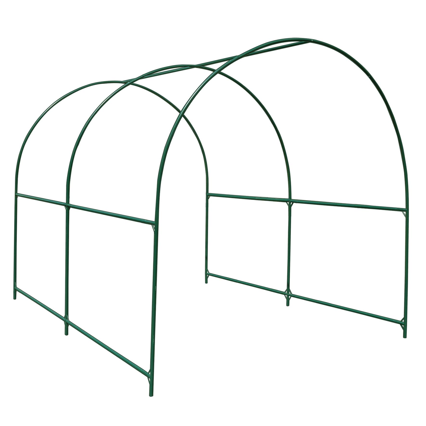 Heavy-Duty Camel Greenhouse Replacement Frame for Large Hot Garden House - Sturdy Arch Support for Climbing Plants, Flowers, Vegetables (6.5'x7'x7.2') - Perfect for Vineyards, Backyard Gardens & Urban Farming
