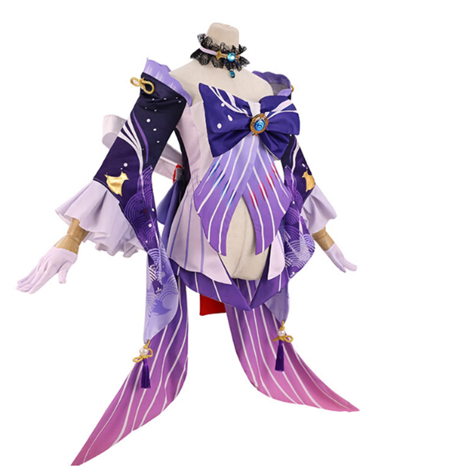 Genshin Impact Sangonomiya Kokomi Cosplay Costume for Women - Halloween, Christmas, Anime Convention Outfit with Accessories | Perfect for Cosplay Events, Themed Parties & Gift Giving