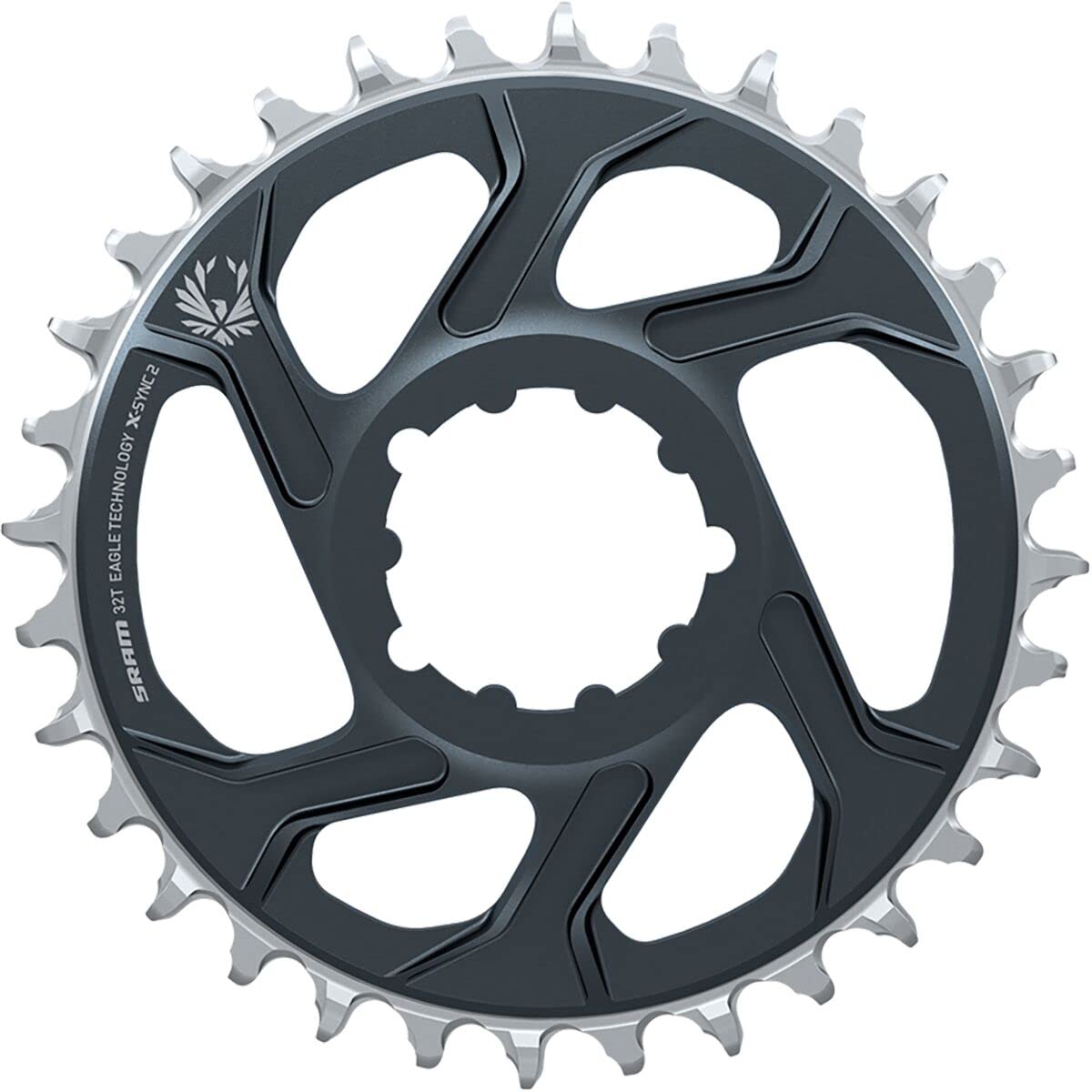 SRAM Eagle 30T Direct Mount Chainring - 11/12 Speed Bicycle Crankset - 6mm Aluminum MTB Chain Wheel (Grey) - Perfect for Mountain Biking & Trail Riding