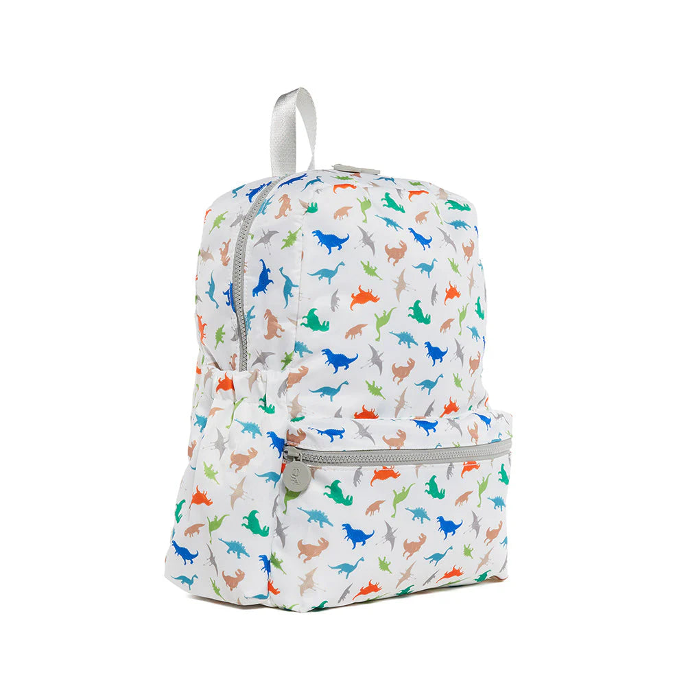 TRVL Design Backpacker Dino Mite Dinosaur Print Travel Backpack - Perfect for Hiking, Camping & Outdoor Adventures