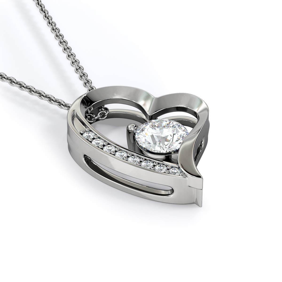 Luxury Wife Necklace Gift from Husband - Elegant Women's Jewelry for Birthday, Anniversary & Special Occasions - Perfect for Date Nights, Romantic Dinners & Surprise Gifts - Includes Gift Box