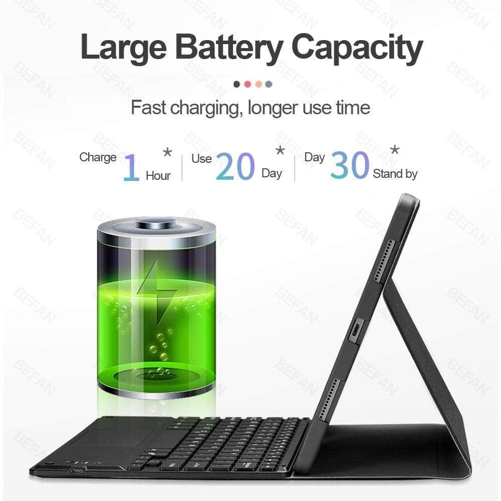 iPad Air 4 10.9-inch TouchPad Keyboard Case - Slim Protective Cover with Backlit Keys | Perfect for Work, Study & Travel