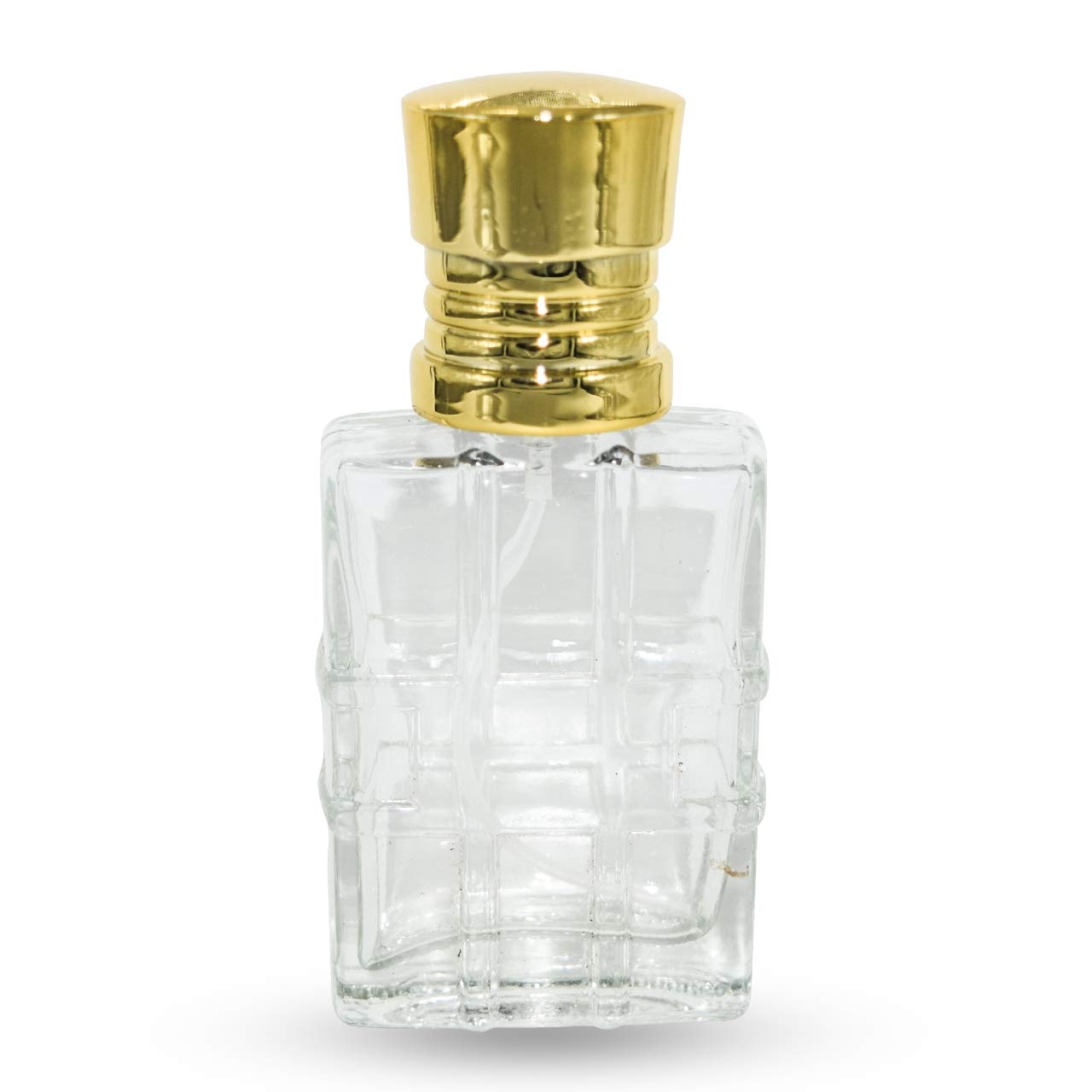 30ml Refillable Glass Bottle with Spray Pump & Cap - Middle East Style for DIY Perfume, Essential Oils, Blends & Rose Water - Perfect for Travel, Home Fragrance & Gift Packaging